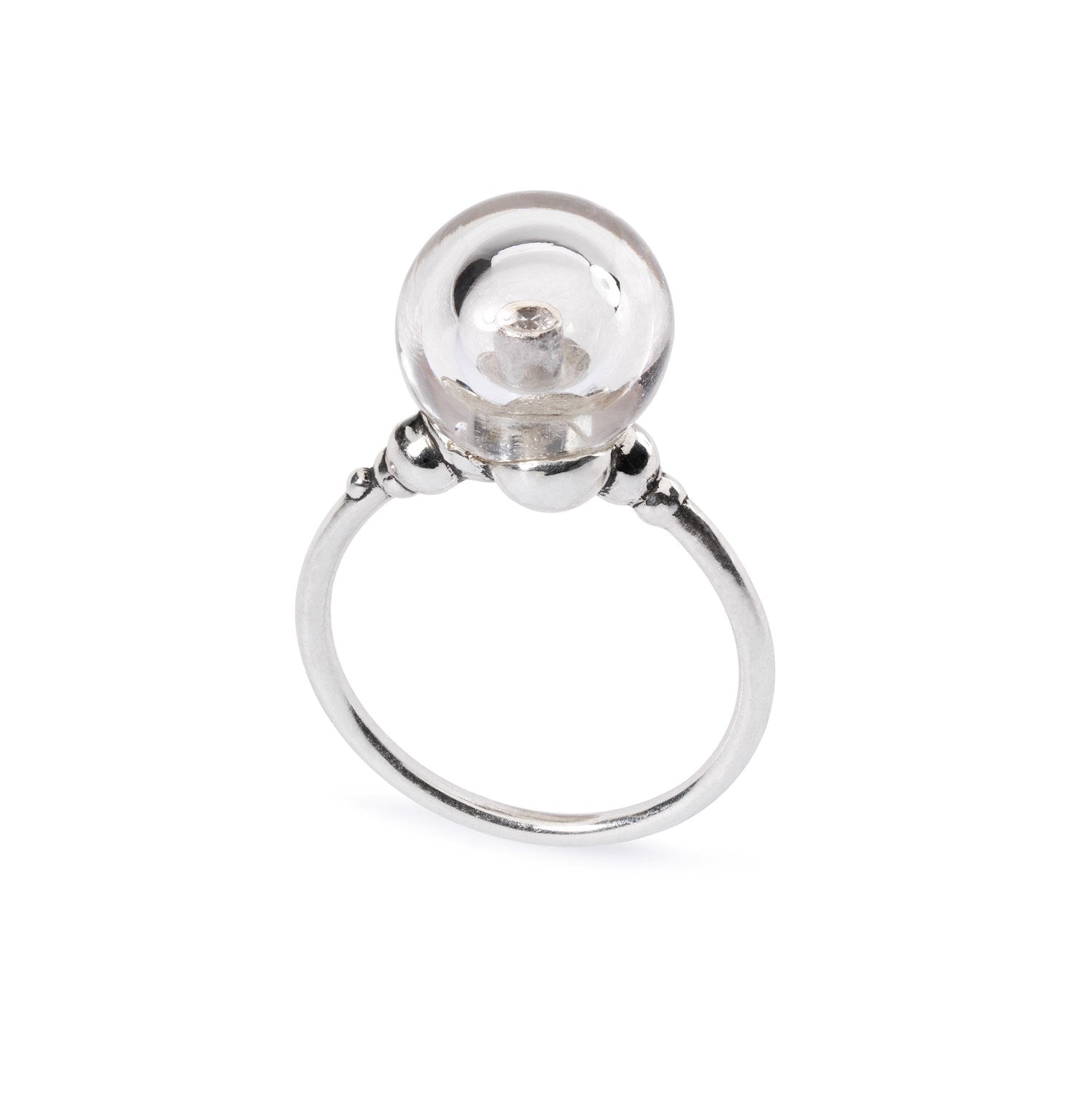 "sterling silver cubic zirconia wedding rings"