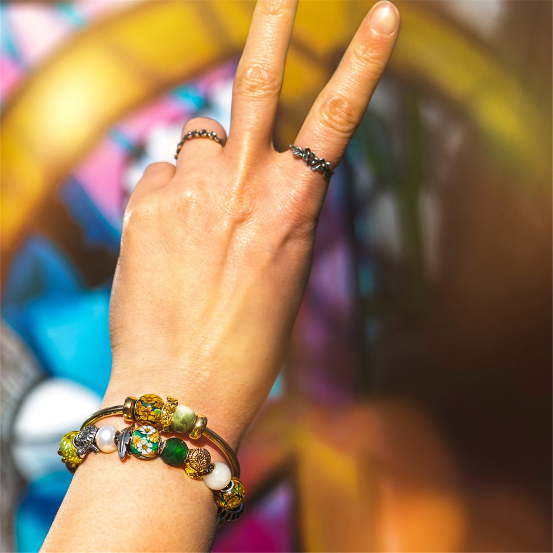 トロールビーズ ブレスレット16cm フラワーロックTrollbeads Flower Spirit – Trollbeads