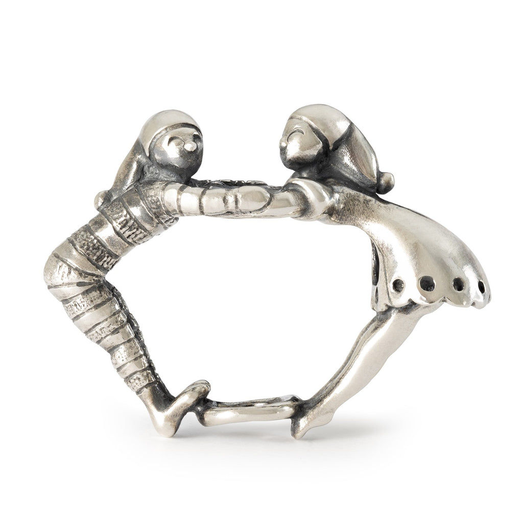 Trollbeads ブレスレット チャーム付き925刻印 シルバー【5125】 Joyful Elves – Trollbeads