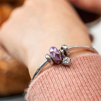 Heart Blossom Bangle