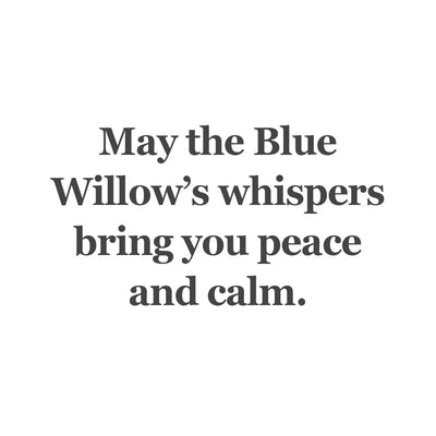 Blue Willow Bead