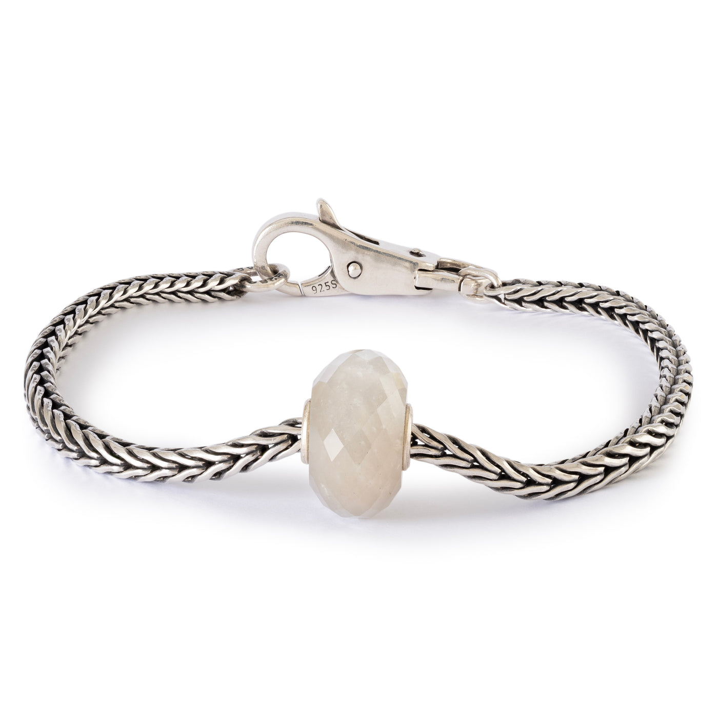 Grey Moonstone Silver Bracelet
