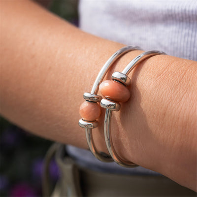 Round Feldspar Moonstone Facet Bead