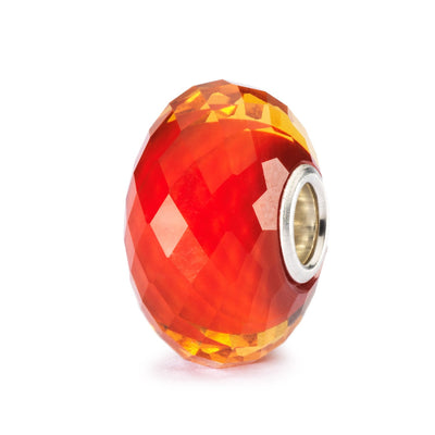 Saffron Facet Bead