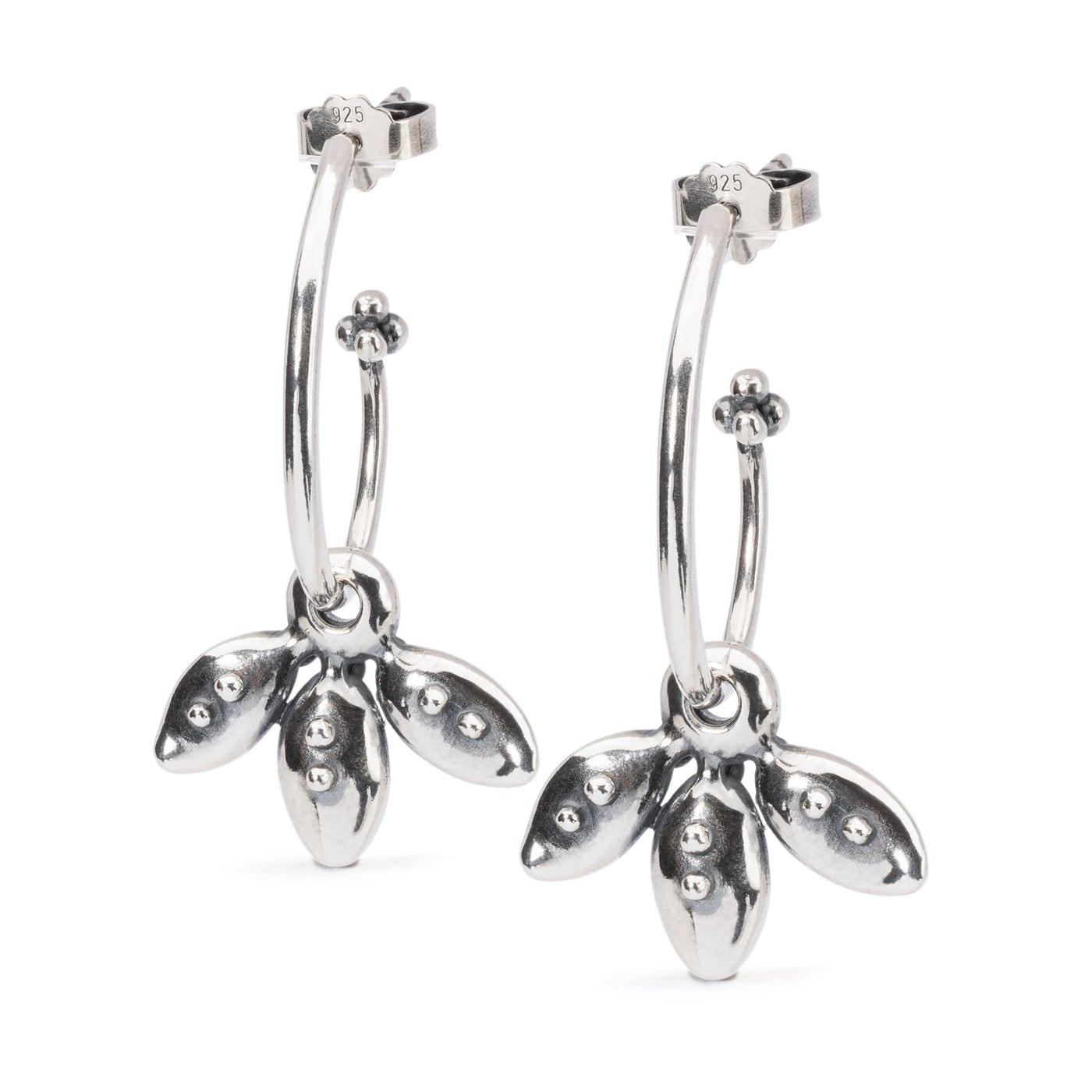 Hanging Petals with Silver Earring Hooks