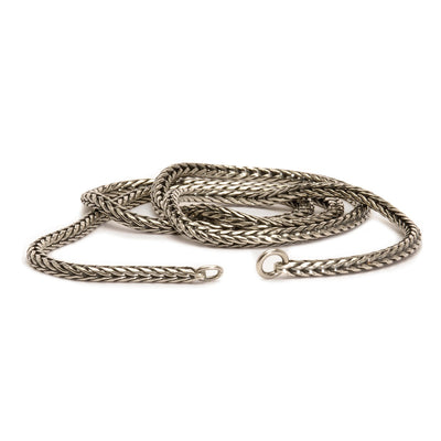 Sterling sølv halskæde med simpelt og elegant design. Inkluderer ikke en lås.
