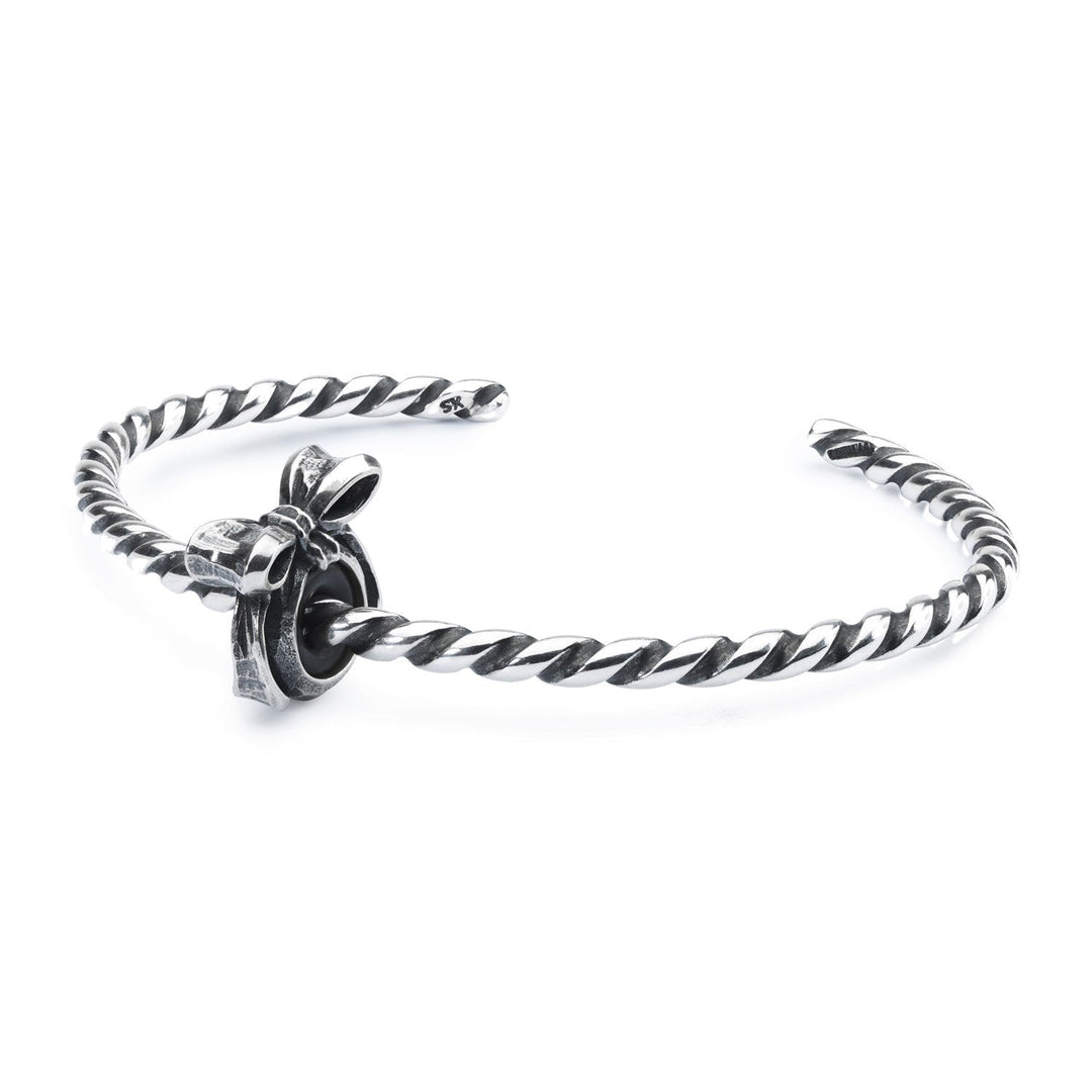 Twisted Silver Bangle – Trollbeads