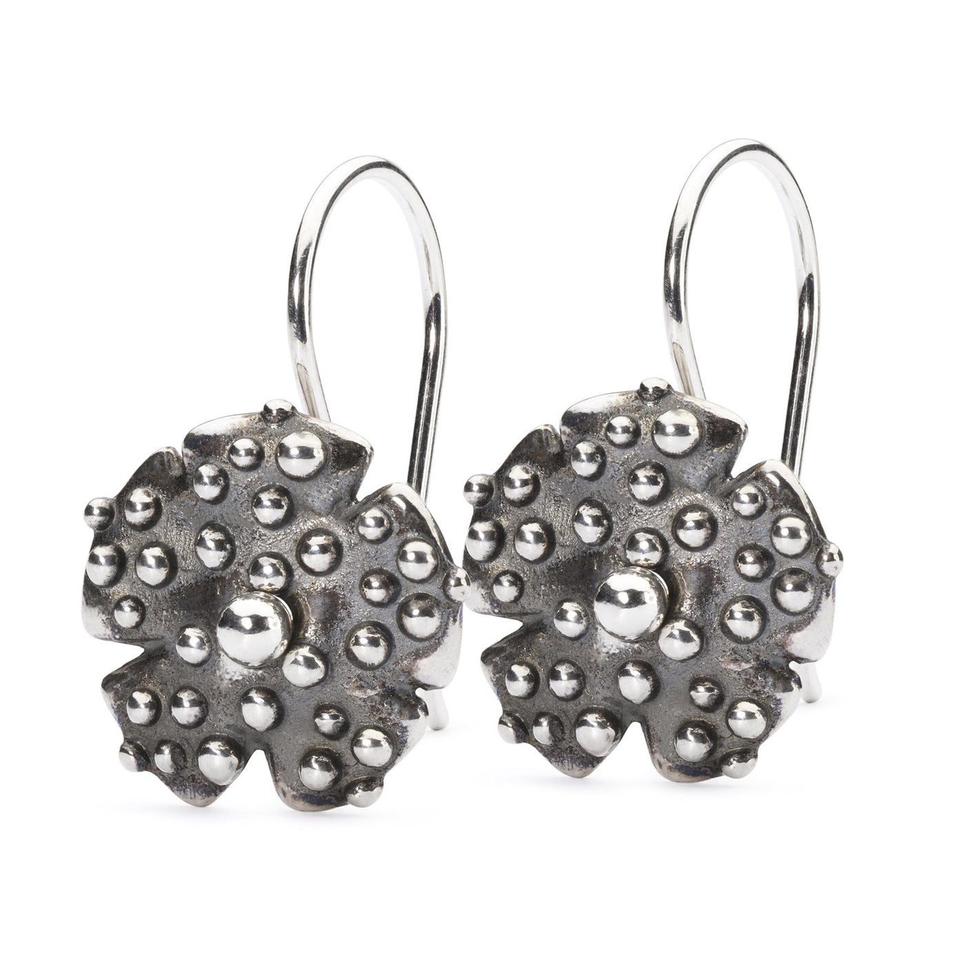 Morning Dew Gold Earrings with Silver Earring Hooks – Trollbeads A/S