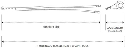 Leather Bracelet Beige/Silver